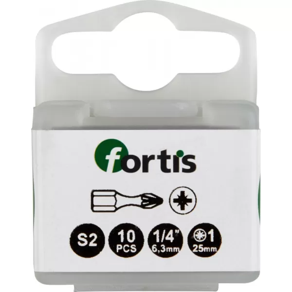 Bit Torsion 1/4“ DIN3126 C6,3 PZ2x25mm Balení FORTIS 10ks