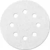 Brusný papír pro excentrické brusky 6ks 125 mm K 80, 8 děr FORTIS