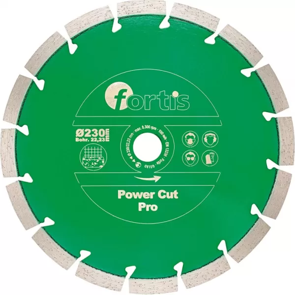 Diamantový Kotouč řezný Power Cut Pro Ø 300 mm laser segment 12 mm vrtání 25,4/20mm FORT