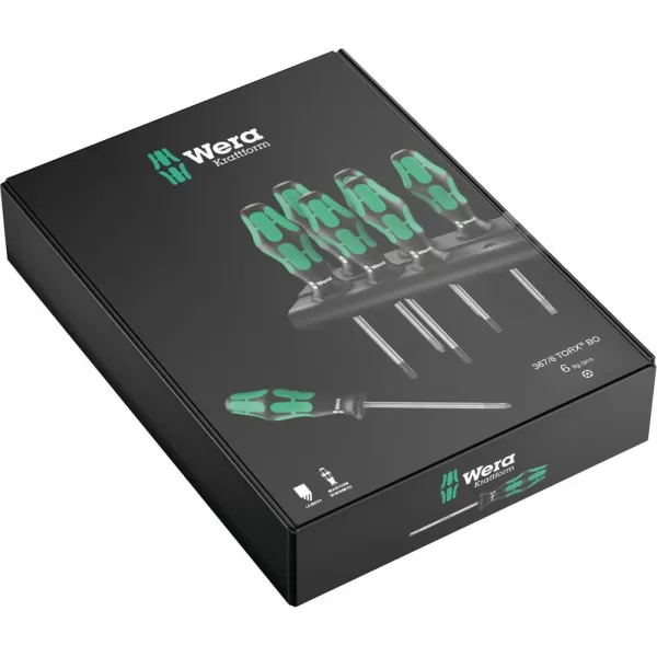 Sada šroubováků TORX s otvorem 6 ks. Wera 05138250001