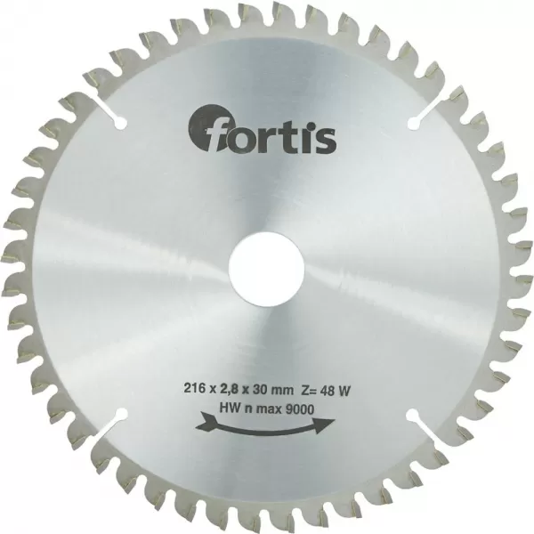 Kotouč pilový 216x3,0x30mm Z64W negativní zuby HW Fortis