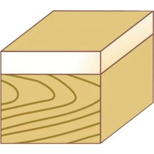 Zarovnávací fréza snáběhovým ložiskem HW 12,7x13x57 S8 FORTIS