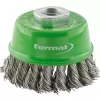 Kartáč hrncový nerez M14 splétaný 65x0,5mm FORMAT