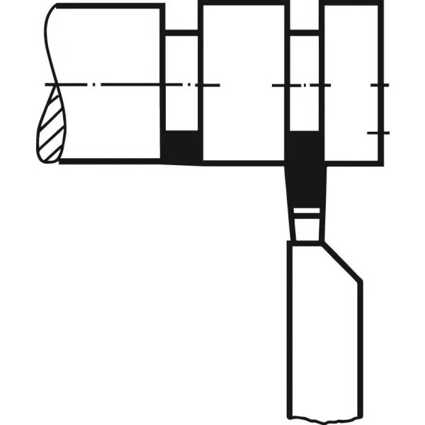 Soustružnický nůž HM DIN4981 pravý 12x8x100mm P25/30 WILKE