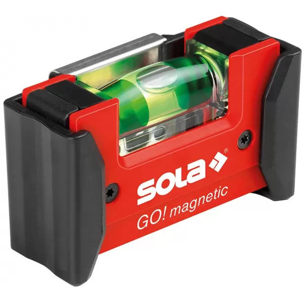 Magnetická mini vodováha Go magn.spona 7,5cm Sola