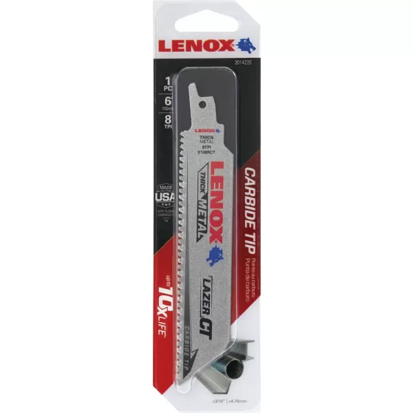 List pro savlovite pily 152x25x1,3mm 8zubu 1ks./baleni LENOX