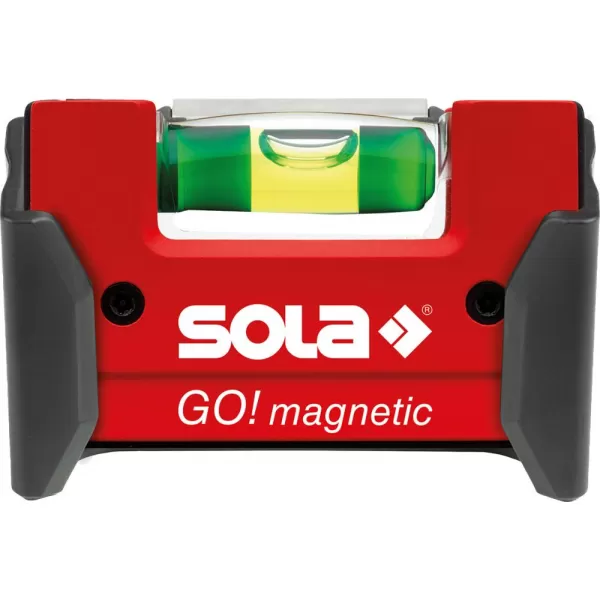 Magnetická mini vodováha Go magn.spona 7,5cm Sola