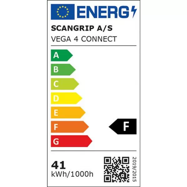 Aku stavební zářič VEGA 4 CONNECT 2000-4000 lum. bez bat. SCANGRIP