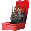 Sada vrtáků na kov 1-10,5mm x0,5+KL A002 v boxu 118G typ N 4xD 24 ks