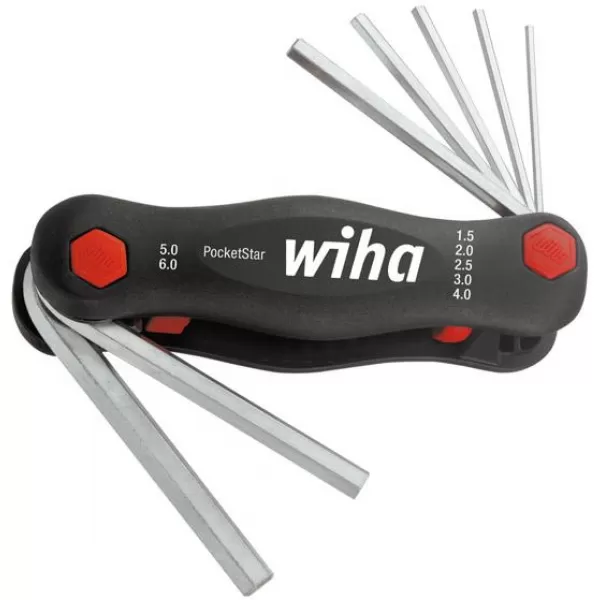 Sada imbus klíčů zaklapávací box PocketStar vnitřní 6-hran 1,5-6mm Wiha