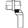 Soustružnický nůž čelní HM DIN4977 pravý P25/30 32x32x170mm WILKE