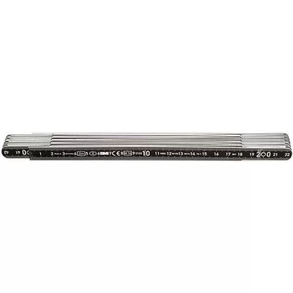 Skládací metr hliník 2mx14mm BMI