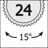 Ráčna s přepínací páčkou 1/4" 24zubů 129mm GEDORE