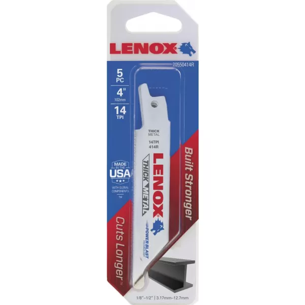 List pro savlovite pily 102x19x0,9mm 14zubu 5ks./baleni LENOX