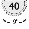 Prostrčná ráčna 1." 40zubů 720mm GEDORE