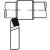 Soustružnický nůž HM DIN4971 levý 10x10x90mm P25/30 WILKE