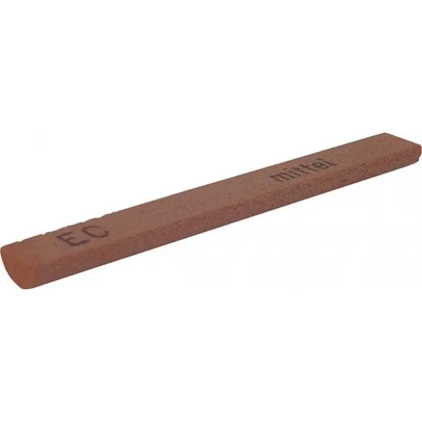 Brousek, ušlechtilý korund polokulatý 10x100mm střední Müller
