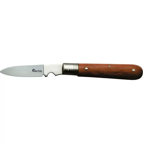 Kabelový nůž 1díl. 200mm dřev. rukojeť aret. FORTIS